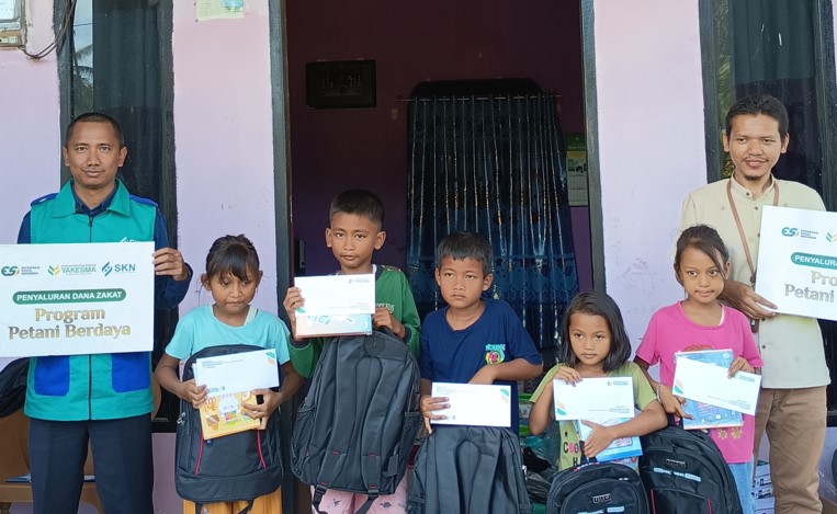 Penyaluran Zakat Program Tani Berdaya SKN Bersama Yakesma dan Enterprise Sosial Indonesia