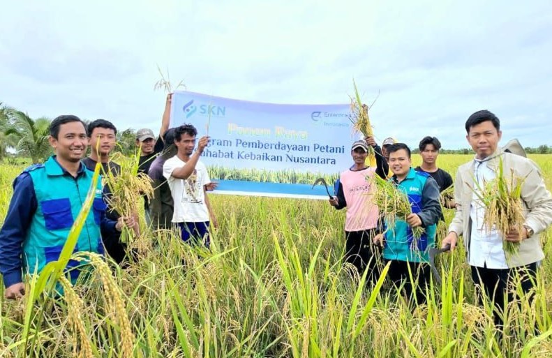 Panen Raya Program Tani Berdaya SKN, Petani Tunaikan Zakat Pertanian